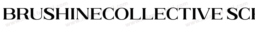 BrushineCollective Script字体转换
